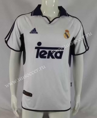 00-01 Retro Version   Real Madrid Home White Thailand Soccer Jersey AAA-503