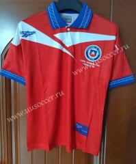 （s-3xl）1998 Universidad de Chile Home Red Thailand Soccer Jersey-7T