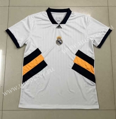 Retro Version   Real Madrid Home White Thailand Soccer Jersey AAA-503
