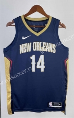 2023 NBA New Orleans Pelicans Blue #14 Jersey-311