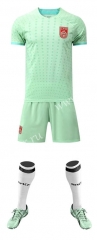 2023-24 China PR Away Green Soccer Uniform-9031
