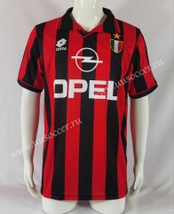 Retro Version96-97 AC Milan Home Red&Black  Thailand Soccer Jersey AAA-503