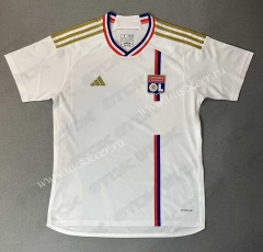 2023-24 Olympique Lyonnais Home White Thailand Soccer Jersey AAA-4952