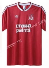 Retro Version 87-88 Liverpool Home Red Thailand Soccer Jersey AAA