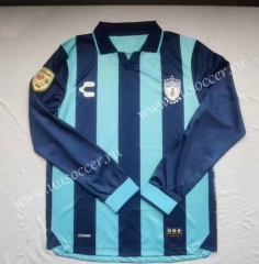 Commemorative edition  CF Pachuca Blue LS Thailand Soccer Jersey AAA-912