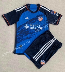2023-24  FC Cincinnati Home Blue Soccer Uniform-XY