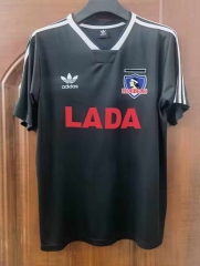 1991 Colo-Colo Away Black Thailand Soccer Jersey-7T
