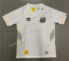 2023-24  Santos FC Home White Thailand Soccer Jersey AAA-GB