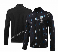 (two sides）2023-24 Manchester United FC Black Thailand Wind Coat-LH