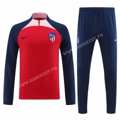 2023-24 Atletico Madrid Red Thailand Soccer Tracksuit Uniform-4627