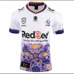 （s-5xl）2023 Melbourne White&Purple  Rugby Shirts