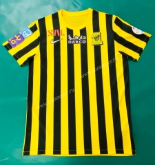 2023-24 Al Ittihad  Home Black&Yellow Thailand Soccer Jersey AAA