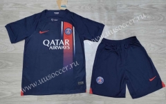 2023-24 Paris SG Home Royal Blue Soccer Uniform-718