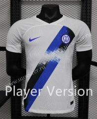 Player Version 2023-24 Inter Milan Away White Thailand Soccer Jersey AAA-888