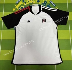 2023-24  Fulham Home White Thailand Soccer Jersey AAA-HR