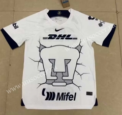 （s-4xl）2023-24  Pumas UNAM  Home White Thailand Soccer Jersey AAA-818