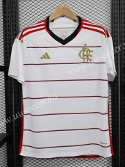 2023-24 Flamengo Away White  Thailand Soccer Jersey AAA-888