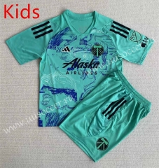 2023-24  Portland  Green  Kids/Youth Soccer Uniform-AY