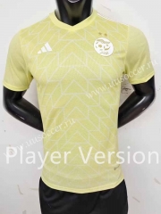 Player Version 2023-24 Algeria Light Yellow  Soccer Thailand jersey-9926