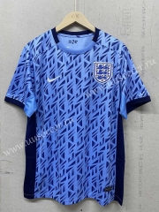 2023-24  England Away Blue Thailand Soccer Jersey AAA-4506