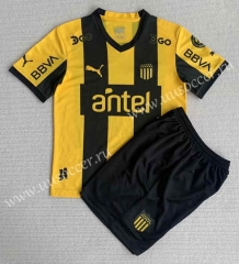 2023-24 CA Peñarol  Home Black&Green Soccer Uniform-AY