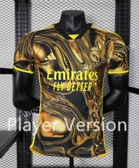 Player verison 2023-24  Real Madrid Golden  Thailand Soccer Jersey AAA-888