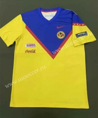 Retro Version2006  Club America Home Yellow Thailand Soccer Jersey AAA-912