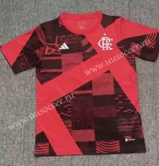 2023-24 CR Flamengo Red&Black Thailand  Soccer Training Jersey -0009