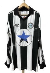 1980-92  Retro Version Newcastle United Home Black&White Thailand LS Soccer Jeesey AAA-7505