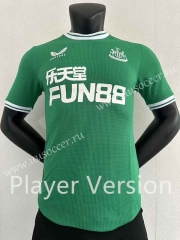 Player version 2023-24 Newcastle United Away Green Thailand Soccer Jersey AAA-6886