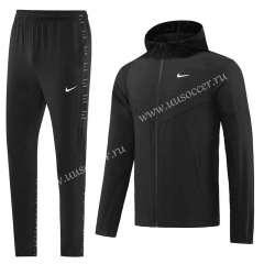 2023-24 Nike Black Soccer Jacket Uniform -LH