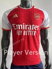 Player version 23-24 Correct Version  Arsenal Home Red Thailand Soccer Jersey AAA-518