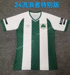 2023-24  Rangers White&Green Thailand Soccer Jersey AAA
