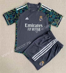 2023-24 concept version Real Madrid Gray Soccer Uniform-AY