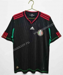 Retro Version 2010 Mexico Away Black Thailand Soccer Jersey AAA-c1046