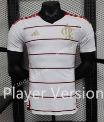 Player Version 2023-24  Flamengo Away  White Thailand Soccer Jersey AAA-888