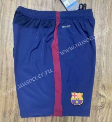 2014-15 Retro Version Barcelona Home Blue Thailand Soccer Shorts-6157