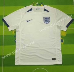 2023-24  England Home White  Thailand Soccer Jersey AAA-HR