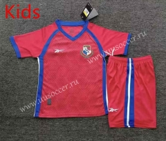 2023-24 Panama Home Red kids  Soccer Uniform-2483