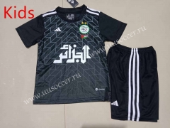 2023-24 Algeria Black Kids/Youth Soccer Uniform-507