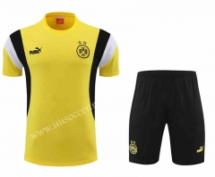 2023-24 Borussia Dortmund  Yellow Thailand Soccer unifrom-7411