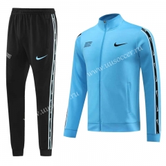 2023-24 Nike Light Blue Soccer Jacket Uniform -LH