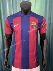 （UEFA Champions League）2023-24 Retro Version Barcelona Home Red&Blue  Thailand Soccer Jersey AAA-305
