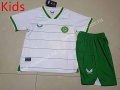 23-24  Ireland Away White Kid/Youth Soccer Uniform-507