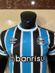 Player version 2023-24 Grêmio FBPA Home  Blue&Black  Thailand Soccer Jersey AAA-6032