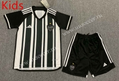 2023-24 Atlético Mineiro Home White& Black Kids/Youth Soccer Uniform-HR