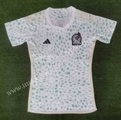 2023-24  Mexico Away Green&White  Female Thailand Soccer Jersey-416