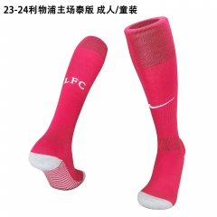 2023-24  Liverpool Home  Red ThailandKid/Youth Soccer Socks