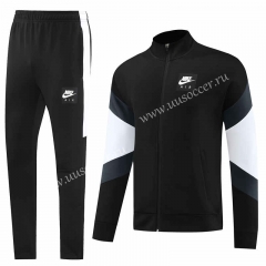 Nike Black  Soccer Jacket Uniform -LH