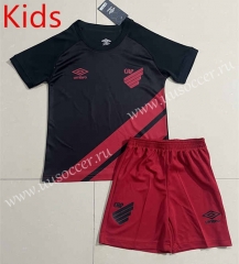 2023-24 Atlético Paranaense 2nd Away Black kids Soccer Uniform-506